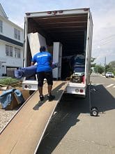 Professional Mover Loading Truck