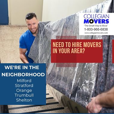Need to hire movers in your area? Milford, Stratford, Orange, Trumbull, or Shelton