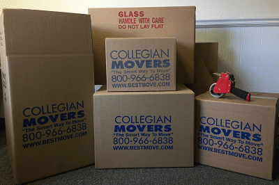 Moving boxes and supplies for moves