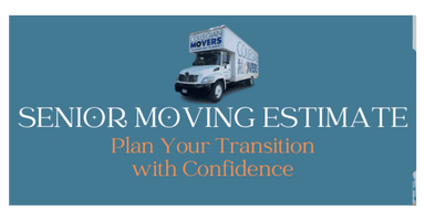 Banner Senior moving estimate with our low cost movers for seniors