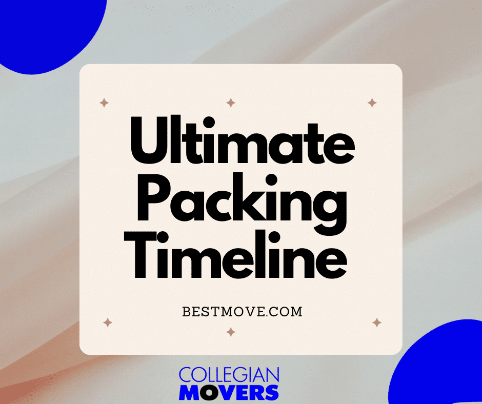 Ultimate Packing Timeline for Movers