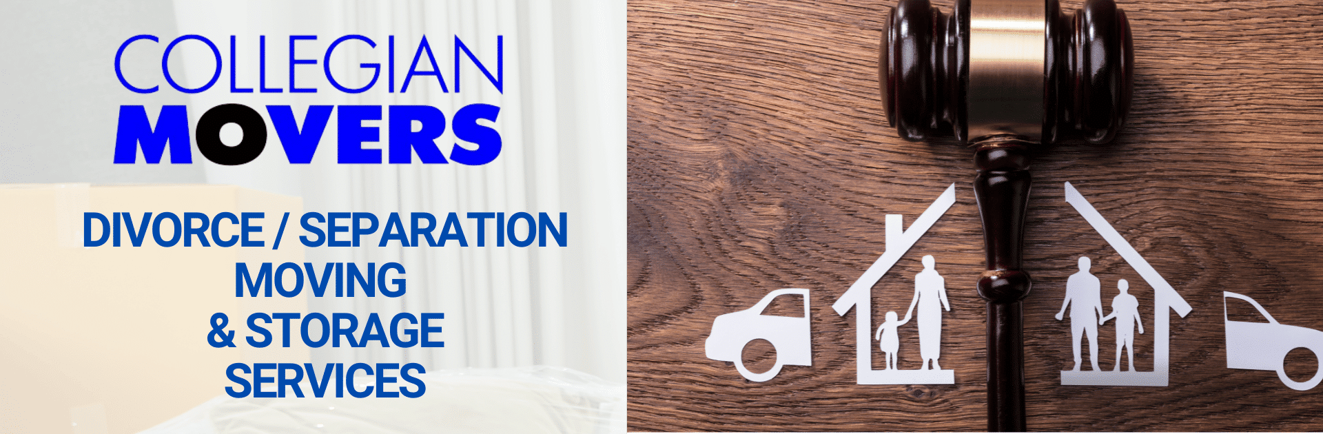 Divorce or Separation Moving Solutions from Collegian Movers for Home Divisions and Storage needs