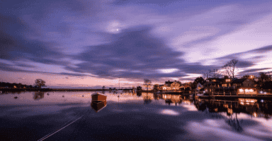 Discover the advantages of moving to Fairfield CT including the sunsets on the water.