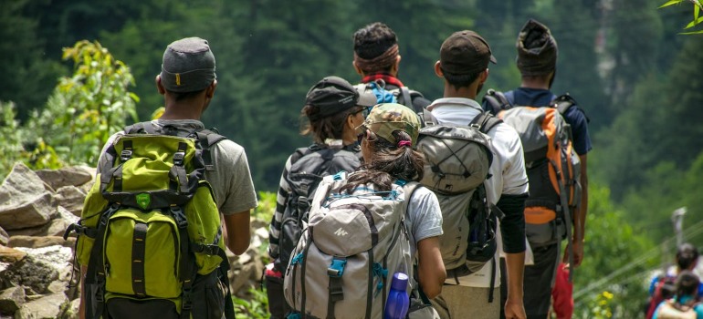 A group of hikers.