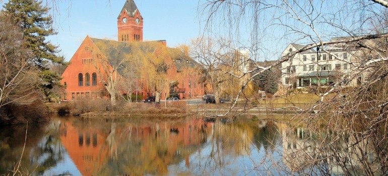 A pond in Massachusetts