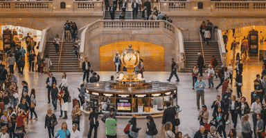 Grand Central Station NYC at rush hour