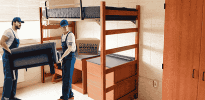 college dorm room moving