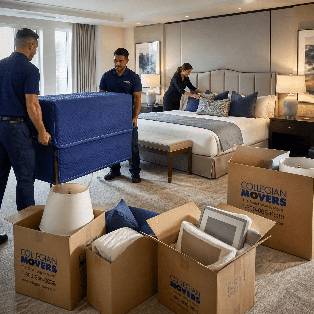 Hotel and hospitality moving services in Connecticut