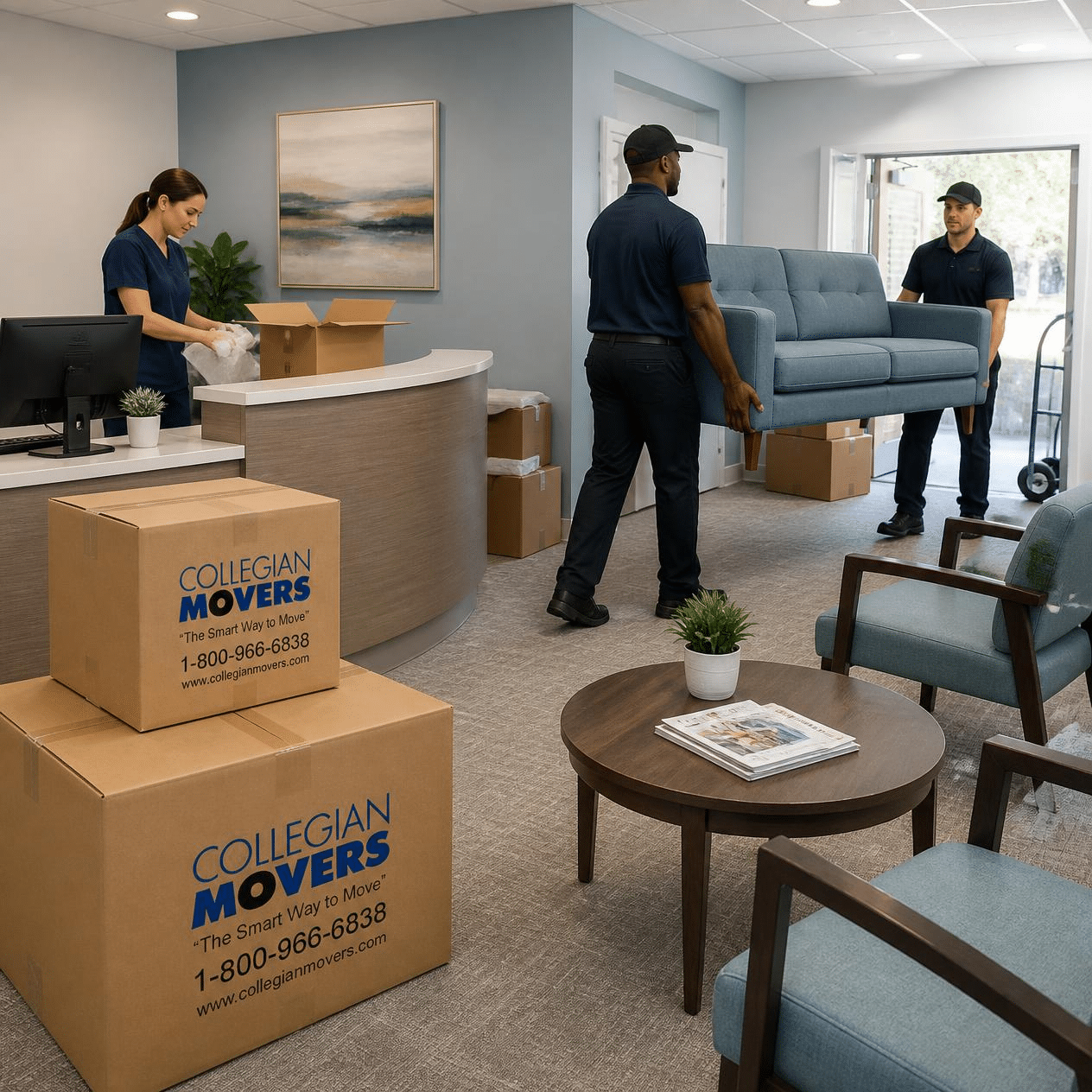 Medical office moving services in Connecticut