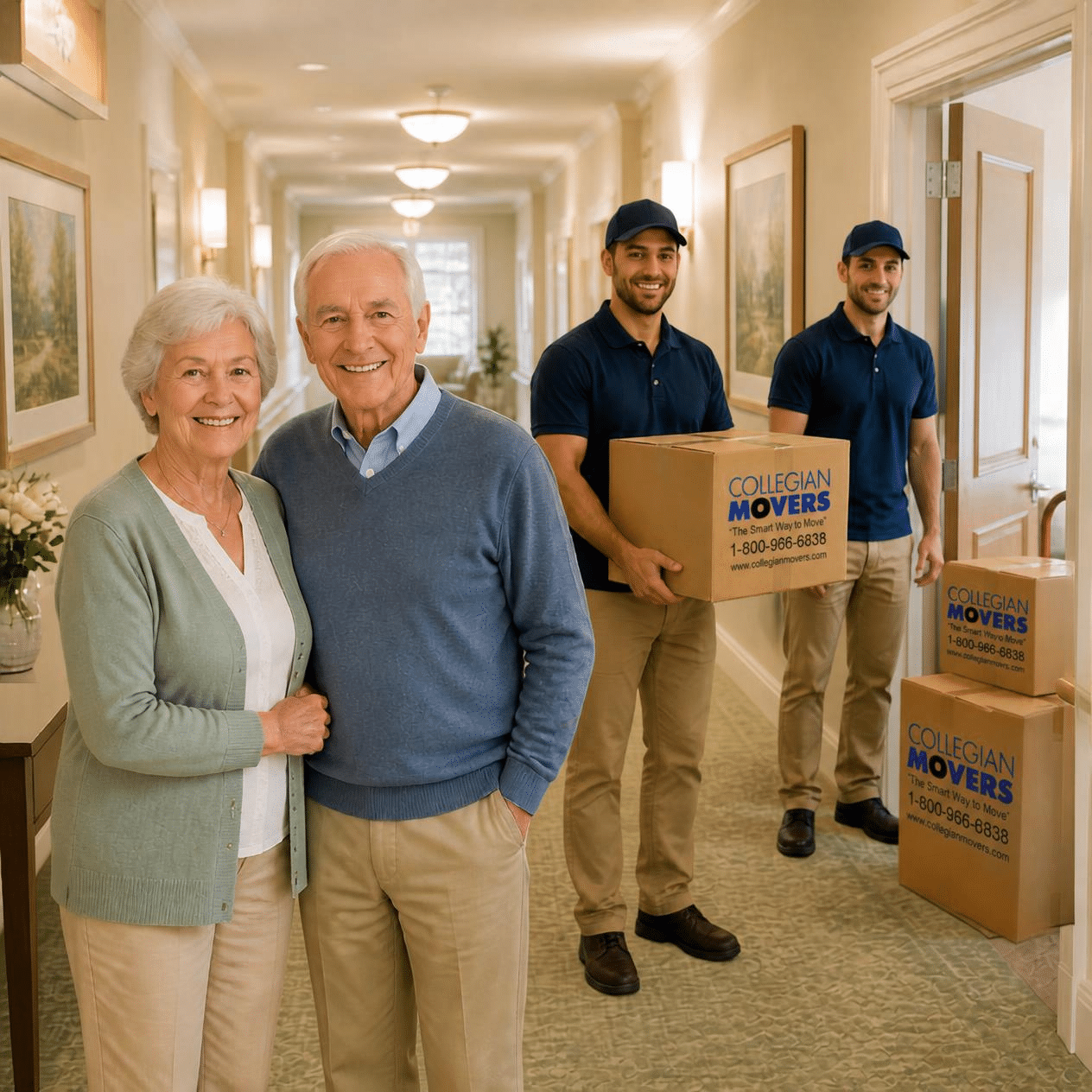 Senior living community moving services in Connecticut