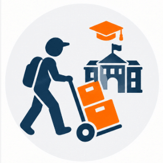 service logo orange